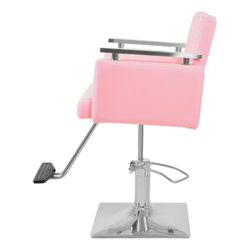 Sillon Silla Barberia Estetica Cuadrada 360° Moderna Color Rosa Tipo de respaldo Fijo Nanofort