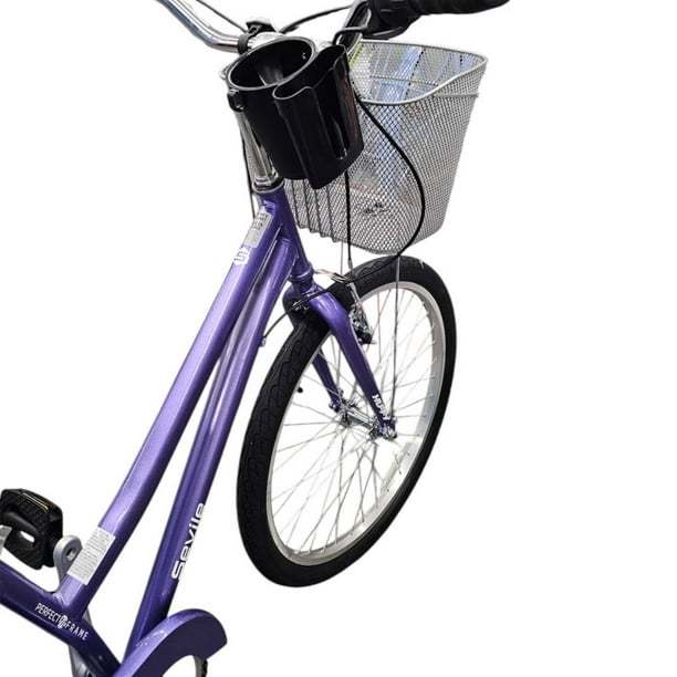 Bicicleta Urbana Huffy Seville Rodada 24 Morado