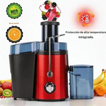 Exprimedor eléctrico Boyuevi de 800 W con jarra para jugo de 30 oz (aprox. 900 ml), licuadora centrífuga multifunción para frutas y verduras, sin BPA, fácil de limpiar, capacidad de 800 ml, diseño compacto, uso doméstico