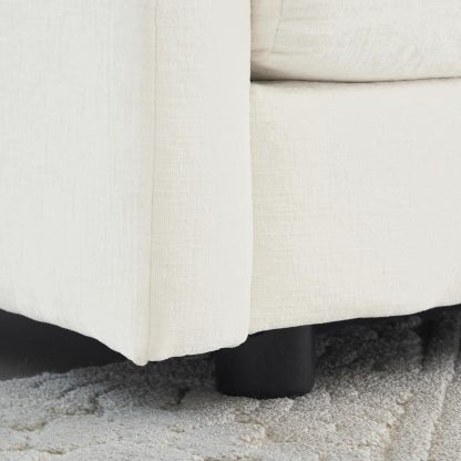 Neylory - Sofá de dos plazas con 2 almohadas para sala de estar, recámara, departamento, 2 plazas de felpilla para asiento profundo
