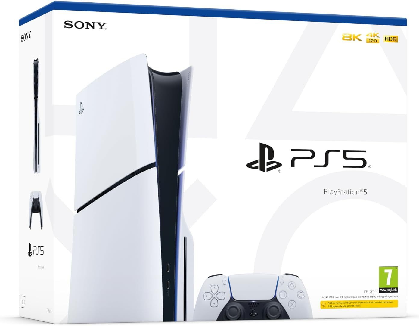 Sony PlayStation 5 Slim Console - Blanco (Versión Internacional)