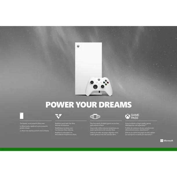 Consola de Videojuegos XBOX Microsoft Series X 1TB Digital Robot White