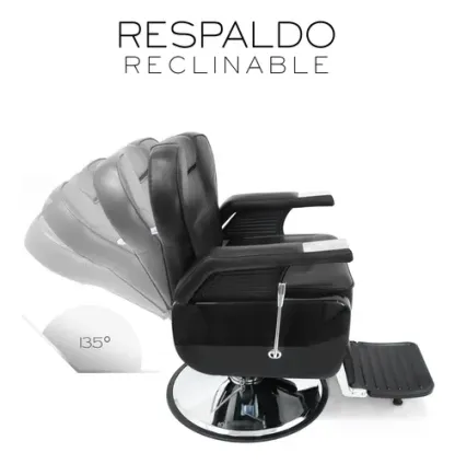 Sillón Silla Barbero Barberia Estética Peluquería Neumático