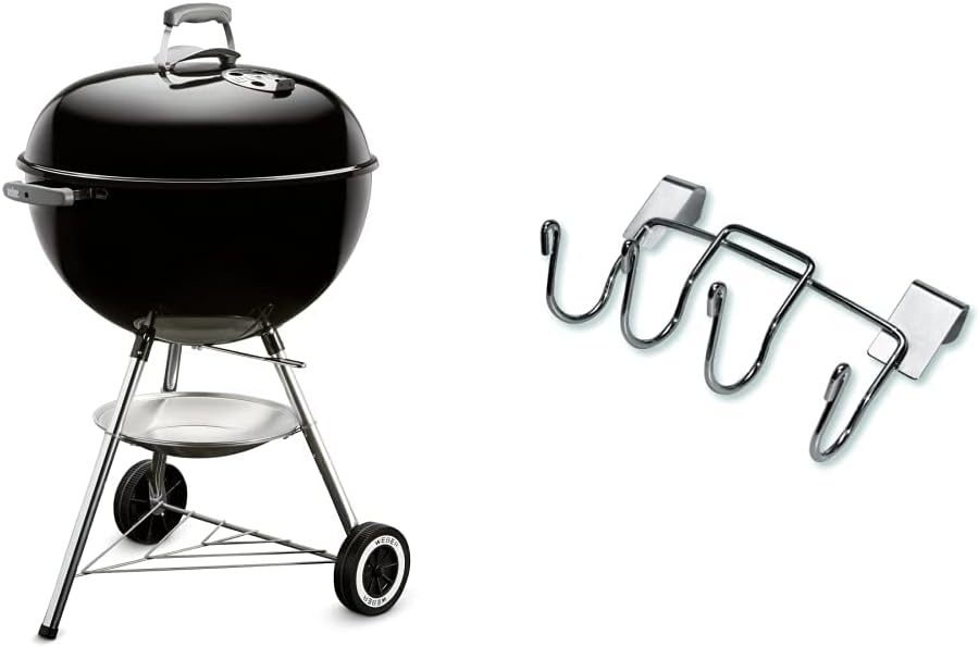 Weber, Asador Original Kettle Premium 22 Negro Adulto Unisex, Negro (Black), Pulgadas Premium