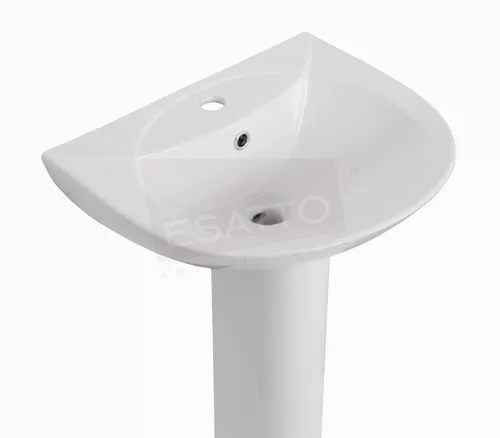Esatto® Paquete Sanitario Lavabo Pedestal Llave Gratis Gamba