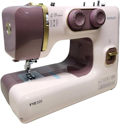 maquina de coser casera portatil hasta 24 puntadas (GREY GOLDEN)