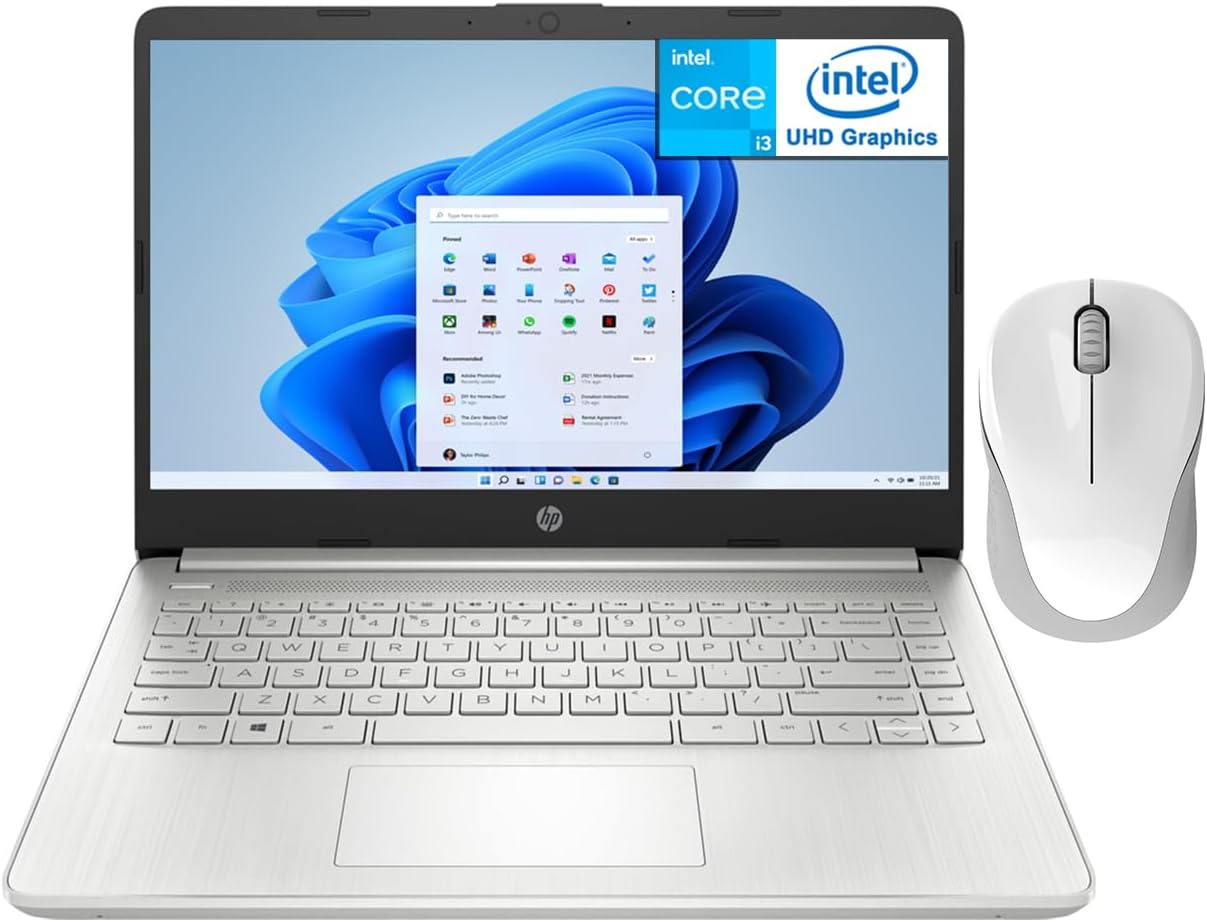 HP Laptop 15 Intel Core i5 1235U 16GB RAM 256GB SSD 15.6" Windows 11 Home Teclado en Ingles + Mouse DXT