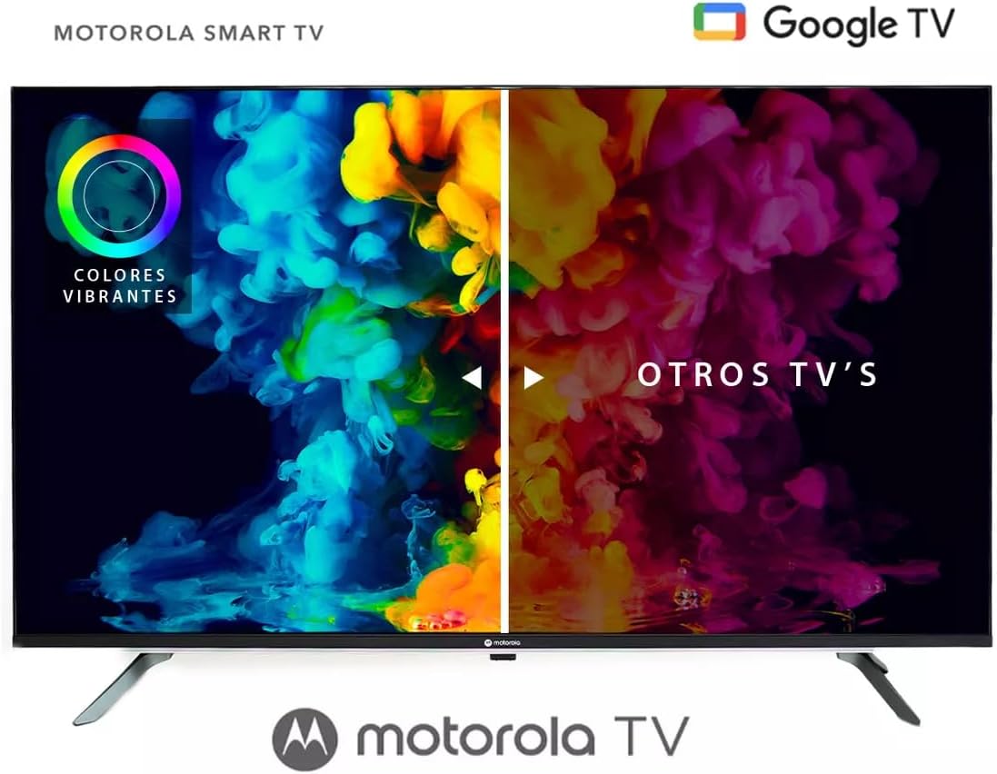 Motorola Google TV 43" Full HD DLED Smart TV Android 1080p 60Hz HDR Netflix Youtube Google Assistant 110V/220V MOT43FLE11 2024