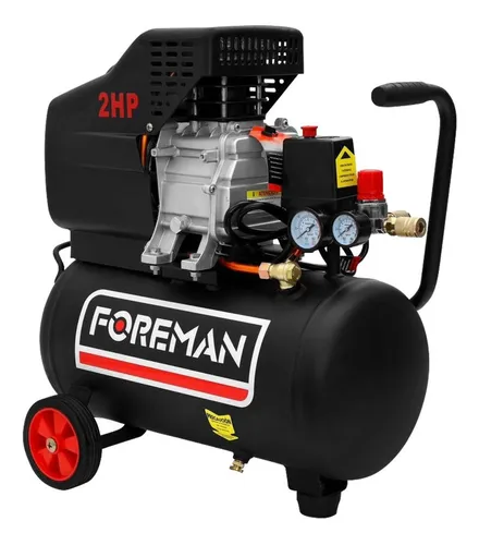 Compresor De Aire Eléctrico Portátil 25L 2.5hp Foreman FO25L