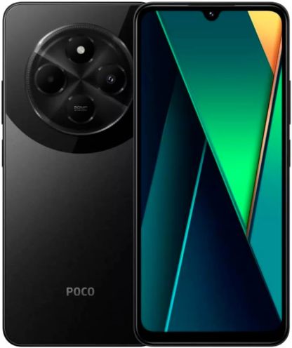 Xiaomi Celular Poco C75 Black 6GB RAM 128GB ROM Desbloqueado