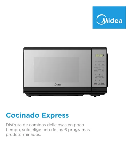 Horno Microondas Midea Mmdf07s2mb Negro Espejado 20l 120v