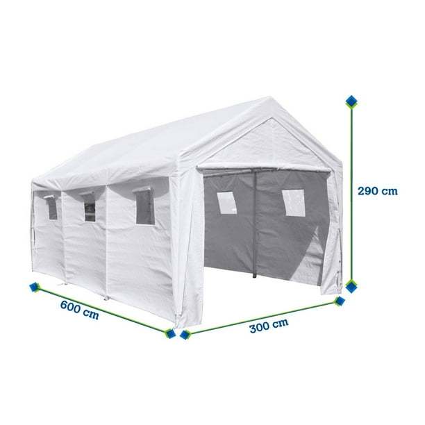 Toldo King Canopy más Paredes 3 x 6 m