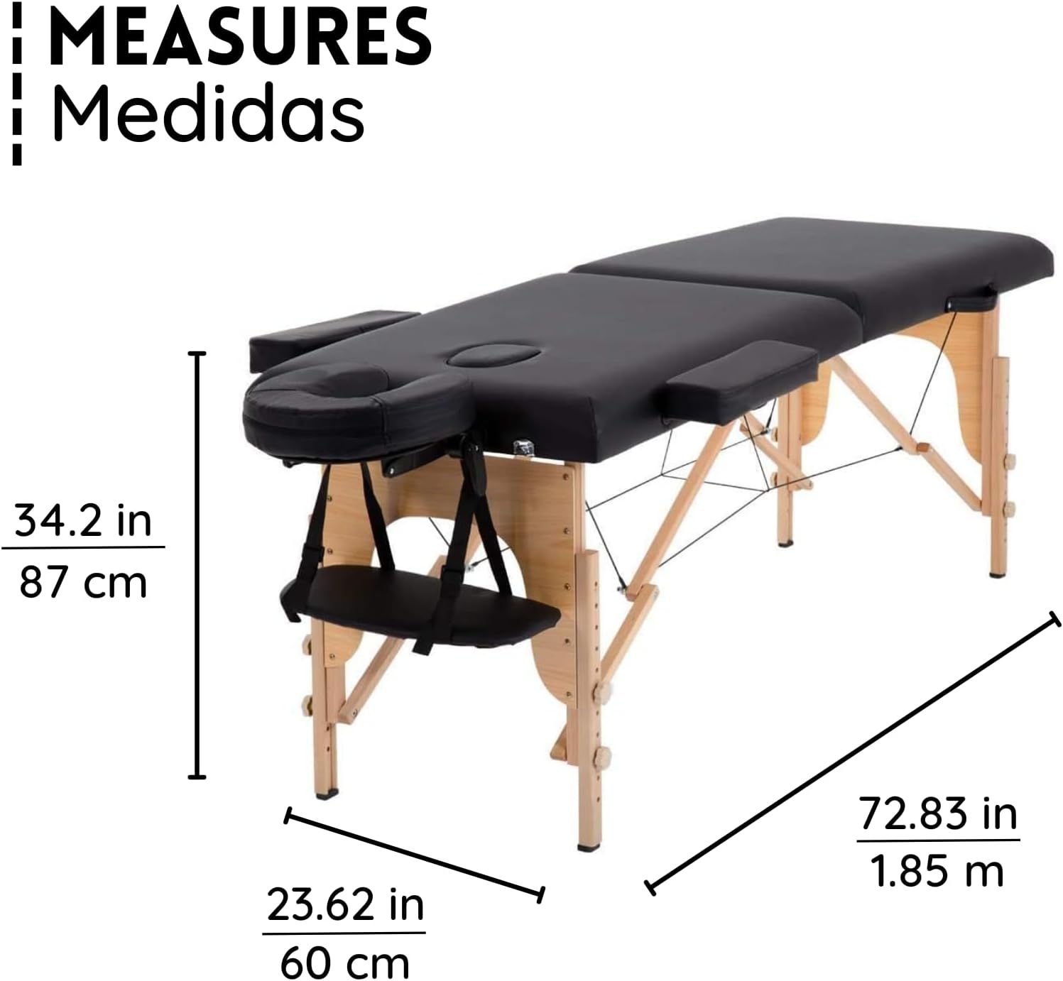 X-PROSS Cama Profesional para Tatuajes Plegable, Cómoda Y Resistente Cama para Masajes Profesional De SPA