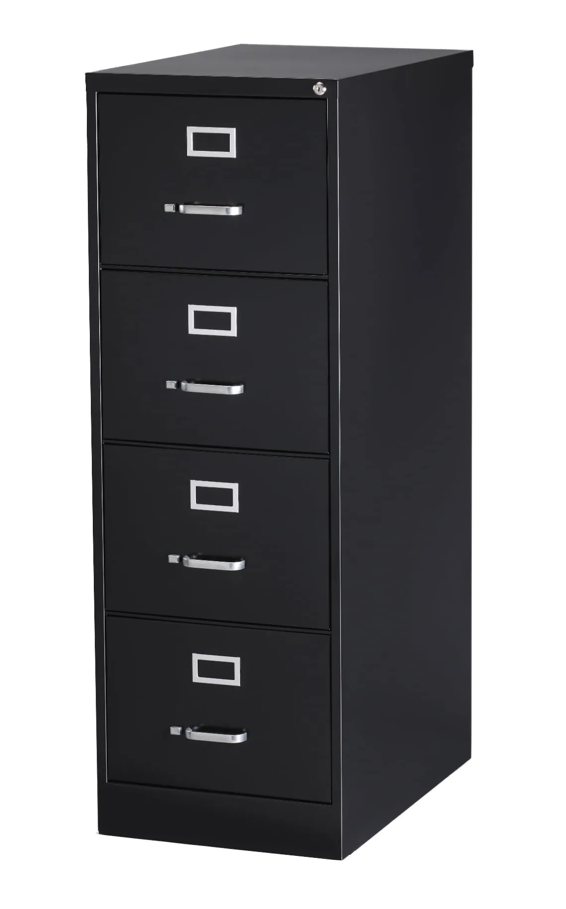 Archivero  Metálico Hirsh Armado Vertical 4 Cajones Tamaño Oficio Negro Hirsh 4 CAJONES TAMAÑO OFICIO NEGRO