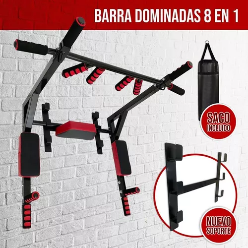Gym Barra Para Dominadas Color 8 En 1 Uso Rudo 400kg
