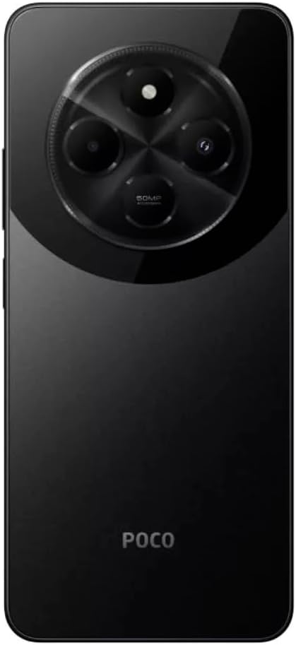 Xiaomi Celular Poco C75 Black 6GB RAM 128GB ROM Desbloqueado