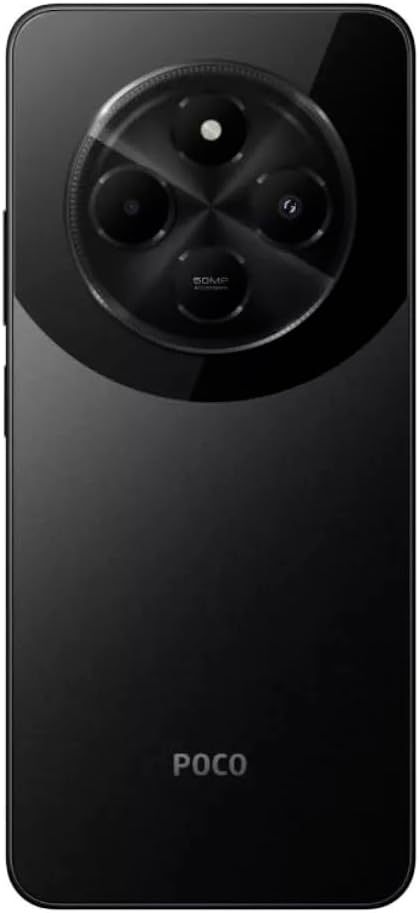 Xiaomi Celular Poco C75 Black 6GB RAM 128GB ROM Desbloqueado