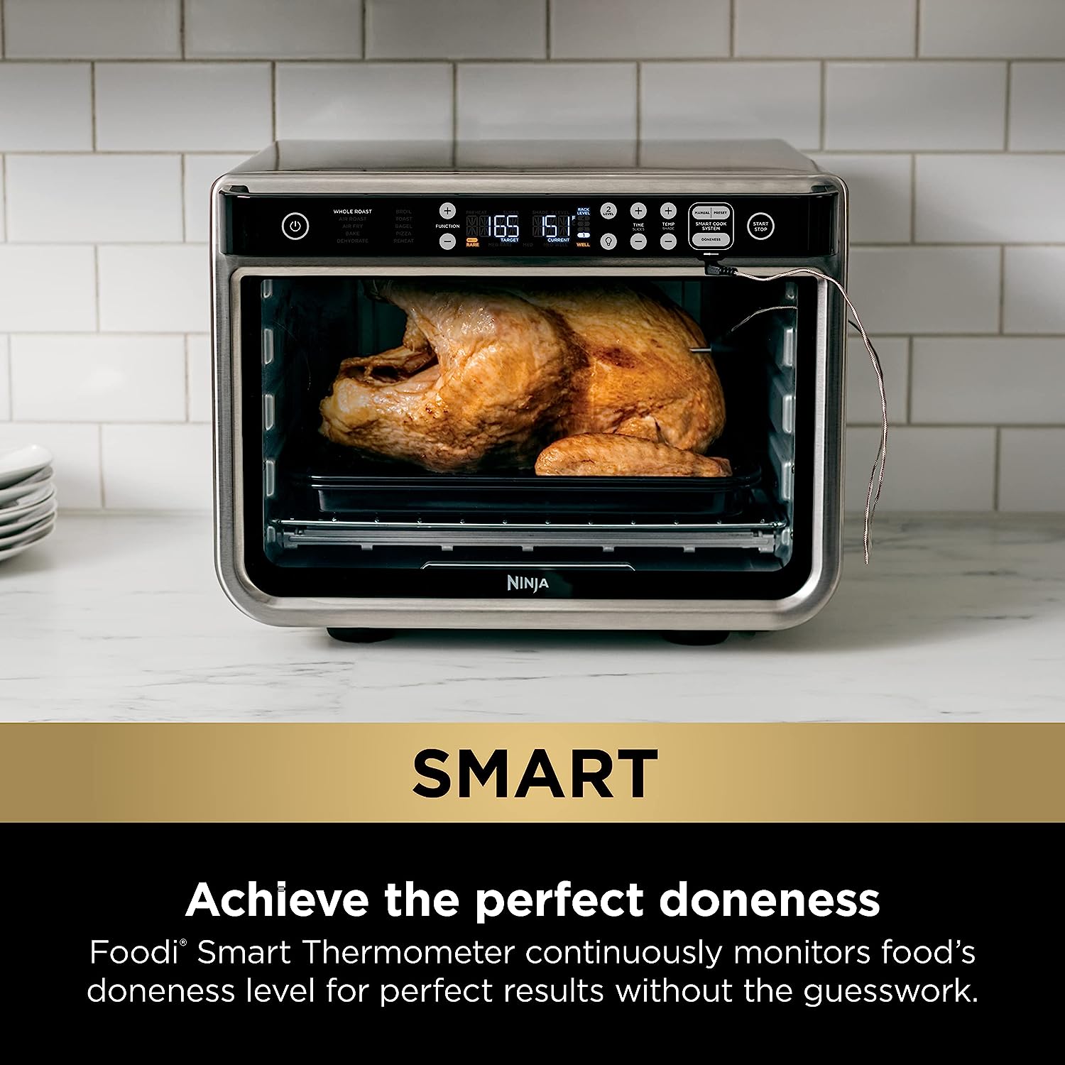 Ninja - Horno eléctrico con Air Fryer XL Pro 10 en 1, Foodi | DT251—Toalla de limpieza de doble espesor