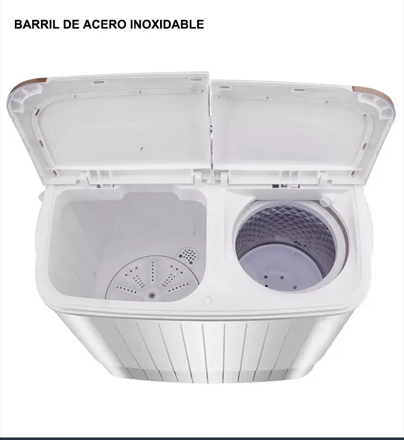 Lavadora Semiautomática 2 Tinas Blanca 9kg 110v-127v