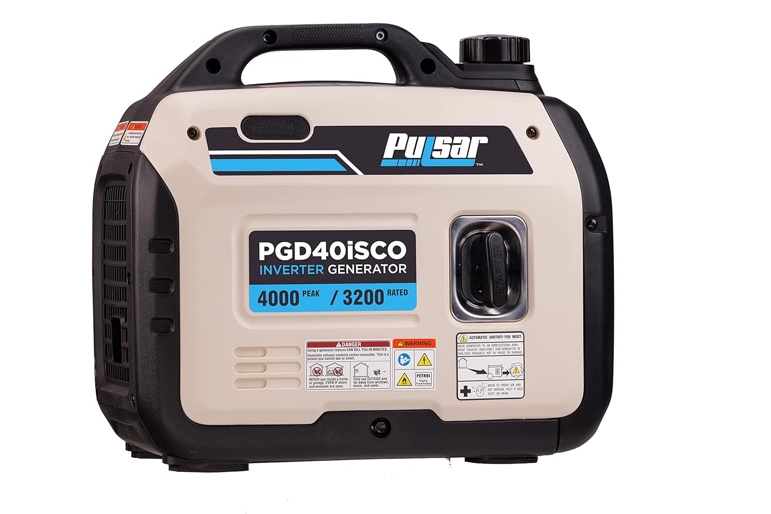 Pulsar PGD40ISCO Generador inversor de gas portátil ultraligero y silencioso 4000W