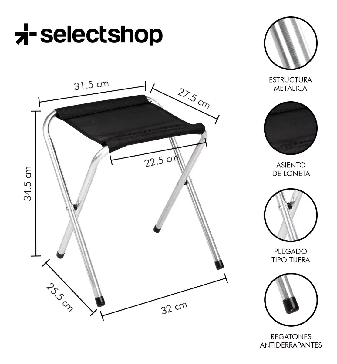 Mesa Plegable Tipo Portafolio 1.20 M Con 4 Sillas Portátiles-clavo