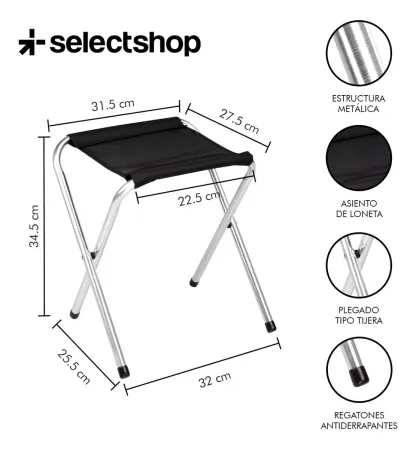 Mesa Plegable Tipo Portafolio 1.20 M Con 4 Sillas Portátiles-clavo