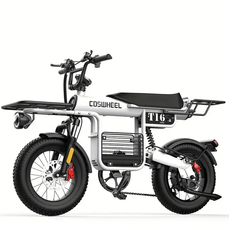 Bicicleta eléctrica Coswheel 48V 20AH Bicicletas eléctricas para adultos Bicicletas de montaña Ebikes Neumáticos gruesos Ciclismo Freno de aceite para exteriores Bicicleta eléctrica
