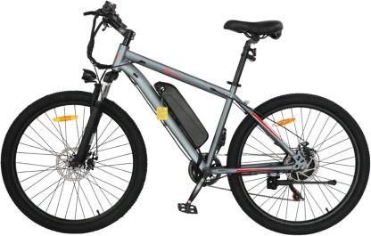 Bluelander Bicicleta Eléctrica para Adultos, Bicicleta Electrica Rodada 26, Velocidad Máxima de 32 km/h, 7 Velocidades, Potencia del Motor de 36 V/350 W, Pantalla, Frenos de Disco