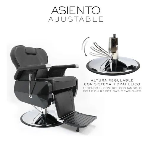 Sillón Silla Barbero Barberia Estética Peluquería Neumático