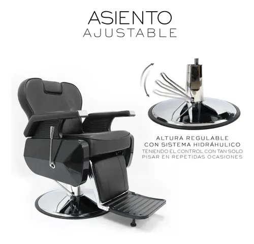 Sillón Silla Barbero Barberia Estética Peluquería Neumático