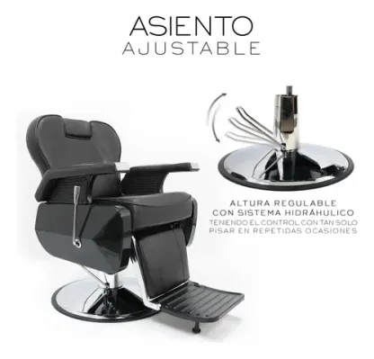 Sillón Silla Barbero Barberia Estética Peluquería Neumático