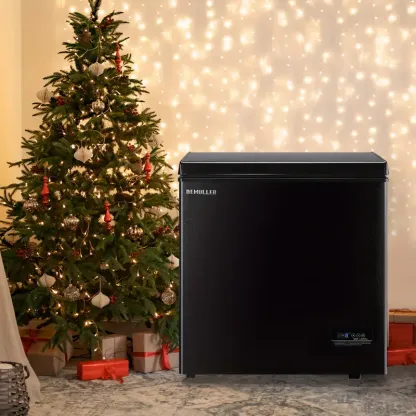 CONGELADOR VERTICAL DEMULLER 5.0 CU.FT. Congelador superior de apertura superior Congelador compacto Congelador arcón con cesta de almacenamiento extraíble para cocina doméstica Garaje