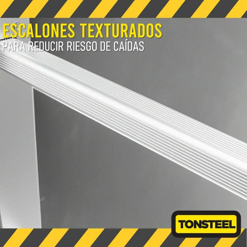 Escalera Multiuso Aluminio 2,4 Mts Plegable Resistente 3en1