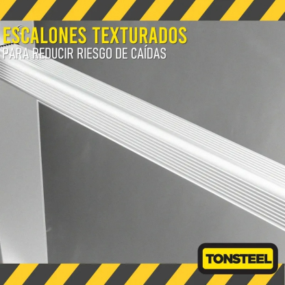 Escalera Multiuso Aluminio 2,4 Mts Plegable Resistente 3en1