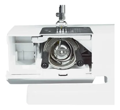 Maquina Coser Recta 33 Puntadas Agujas Luz Led Domestica Color Blanco