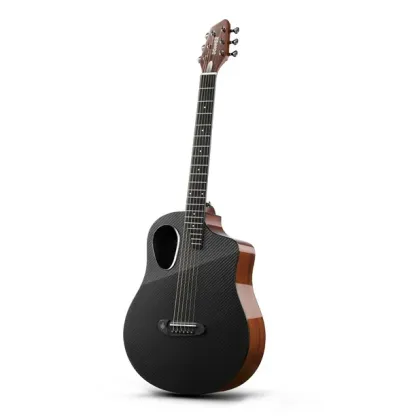 Guitarra acústica Donner Carbon X Wood Rising-G1 con kit de 38 pulgadas
