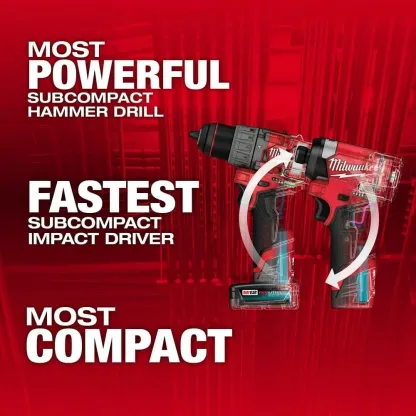 Milwaukee M12 Fuel Kit Combinado De Taladro Percutor Inalámb