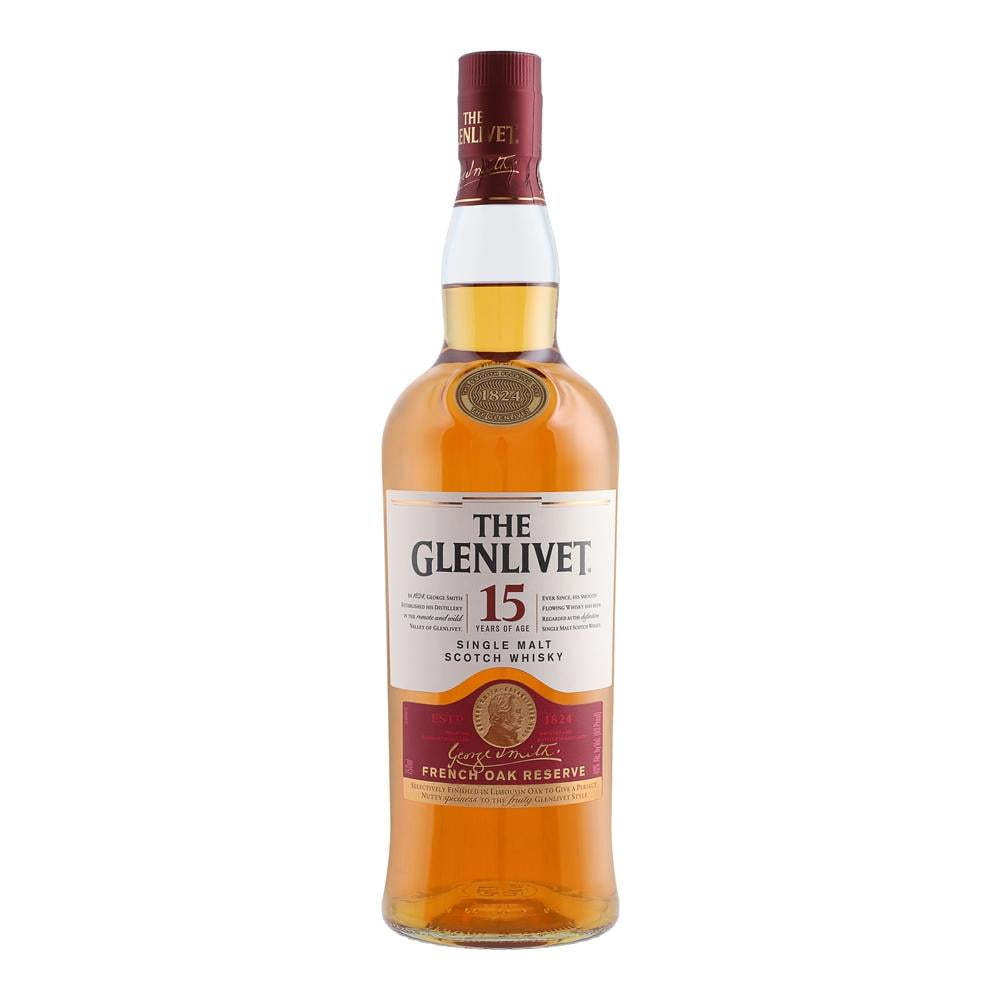 Whisky The Glenlivet 15 años 750 ml