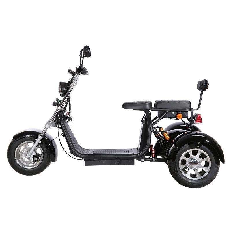 Motocicleta eléctrica de la vespa eléctrica adulta de 3 ruedas con el asiento del pasajero