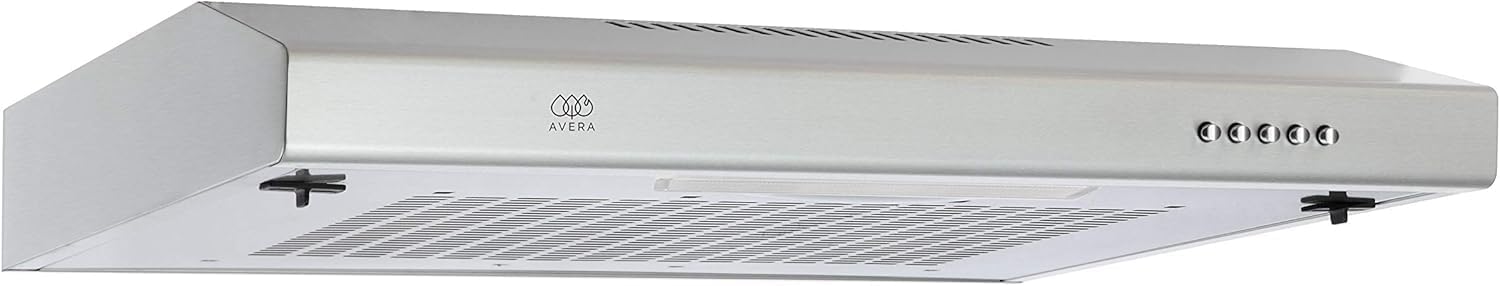 AVERA Combo Parrilla de Gas 4 Quemadores + Campana de Pared 60cm | Acero Inoxidable, Encendido Electrónico, Filtros Lavables y de Carbón, Iluminación LED, Succión de 3 Velocidades | AI4 + CEA60