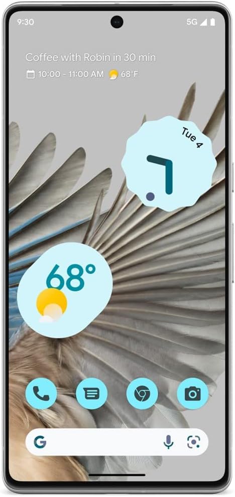 Teléfono Android Google Pixel 24-5G: teléfono desbloqueado con gran lente angular y pila de 7 horas, 128 GB, color obsidiana, (reacondicionado)