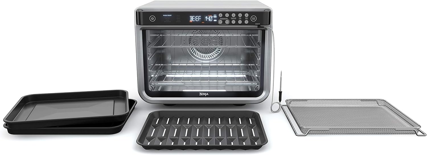Ninja - Horno eléctrico con Air Fryer XL Pro 10 en 1, Foodi | DT251—Toalla de limpieza de doble espesor
