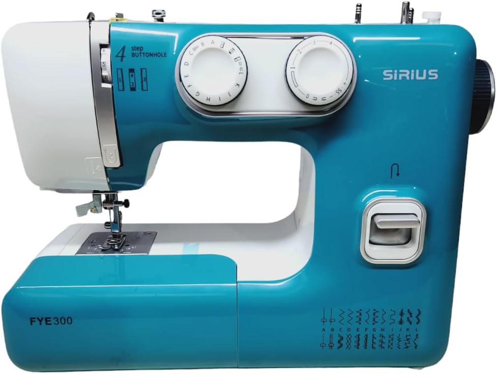 maquina de coser casera portatil hasta 24 puntadas (GREY GOLDEN)