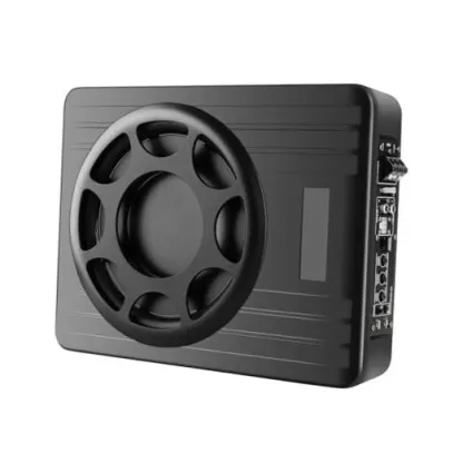 Subwoofer para automóvil de 10 pulgadas y 800 W, subwoofer delgado debajo del asiento para automóvil accionado, alto/bajo