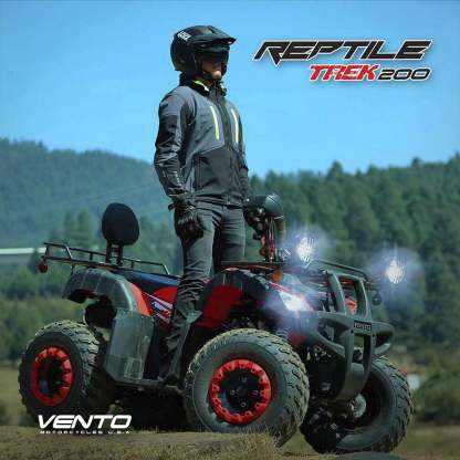 Motocicleta Vento Reptile Trek 200 Rojo 2025 Cuatrimoto