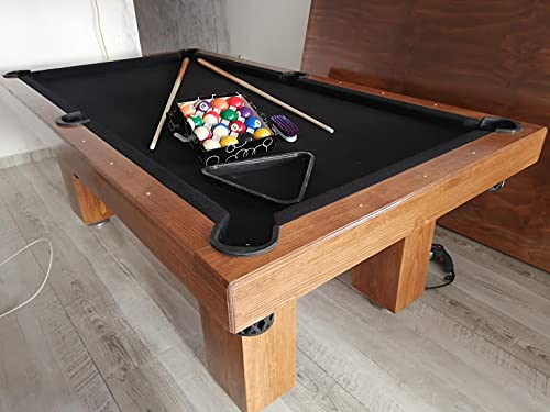 Mesa de Billar con Cubierta para Comedor Hecha a Mano en México Mesas Profesionales (Rojo)