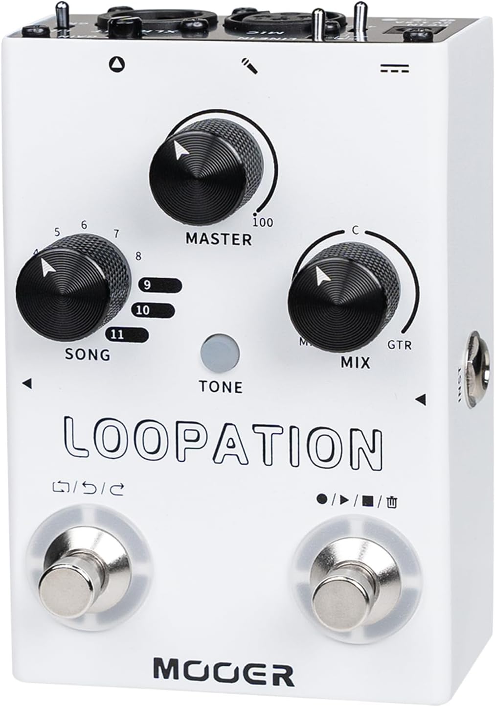 MOOER Harmonier - Procesador de efectos vocales para guitarra, pedal vocal, micrófono para grabación de transmisión en vivo (MVP2)