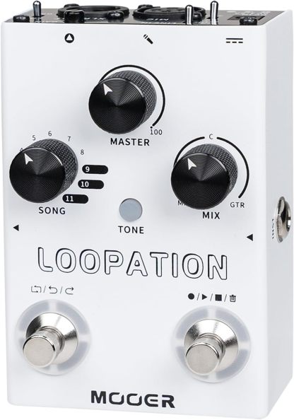 MOOER Harmonier - Procesador de efectos vocales para guitarra, pedal vocal, micrófono para grabación de transmisión en vivo (MVP2)