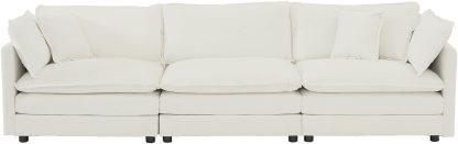 Neylory - Sofá de dos plazas con 2 almohadas para sala de estar, recámara, departamento, 2 plazas de felpilla para asiento profundo