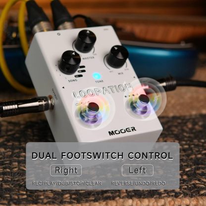 MOOER Harmonier - Procesador de efectos vocales para guitarra, pedal vocal, micrófono para grabación de transmisión en vivo (MVP2)